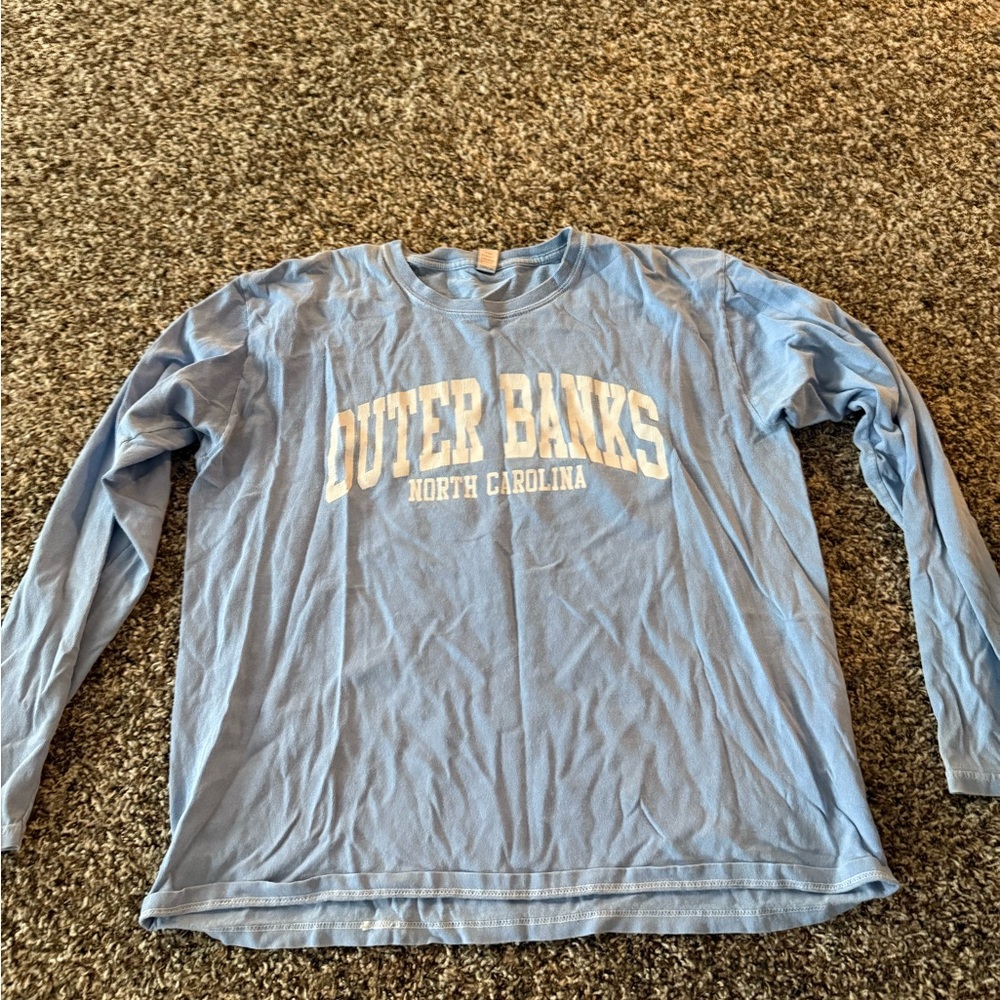 Anvil Light Blue Long Sleeve Tee